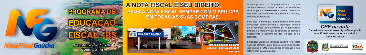 Capa Nova | Prefeitura Municipal de Mormaço/RS