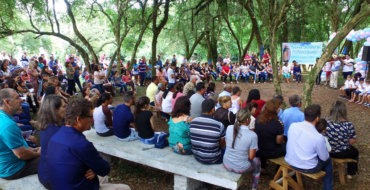 Fiéis participam da 93ª Festa de Nossa Senhora dos Navegantes em Mormaço