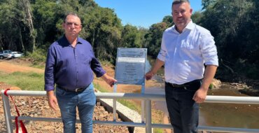 Mormaço comemora 31 anos com inauguração da duplicação da ponte sobre a VRS-854